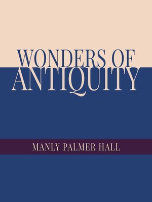 cover image of Wonders of Antiquity